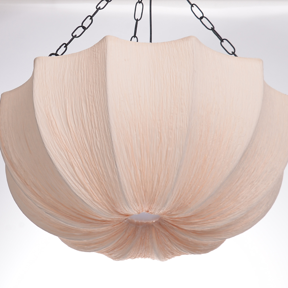 50% OFF Clearance French Vintage Fabric Pendant Light Wabi-sabi Dining Room Decorative Lamps