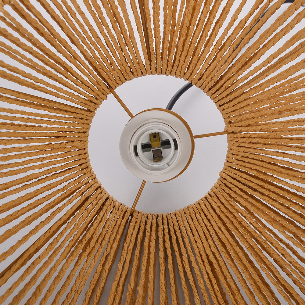 Natural Woven Rope Pendant Lamp Shad for Living Room, Bedroom, Kitchen, Hallways