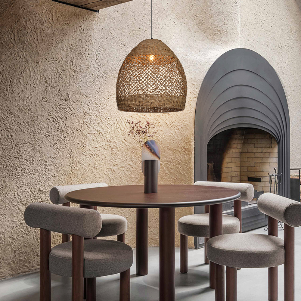 Seagrass Coastal Lighting Bohemian Pendant Chandelier for Bedroom Restaurants