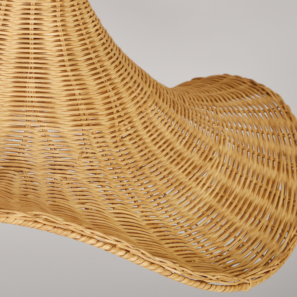 Restaurant Decor Lighting Rattan Pendant Lampshade for Dining Room