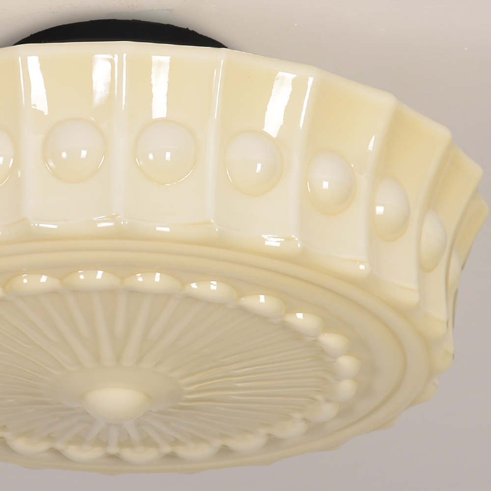 French Glass Ceiling Light for Entryway & Hallway