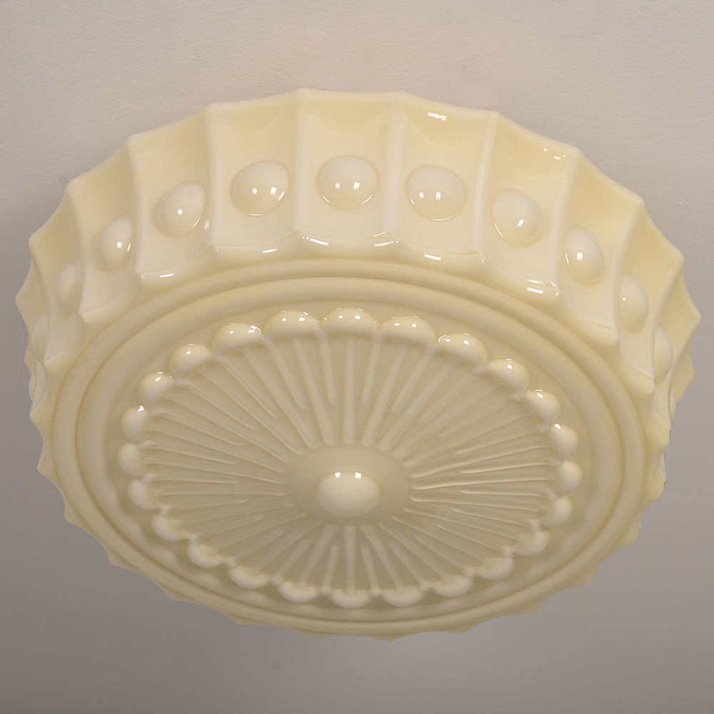 French Glass Ceiling Light for Entryway & Hallway