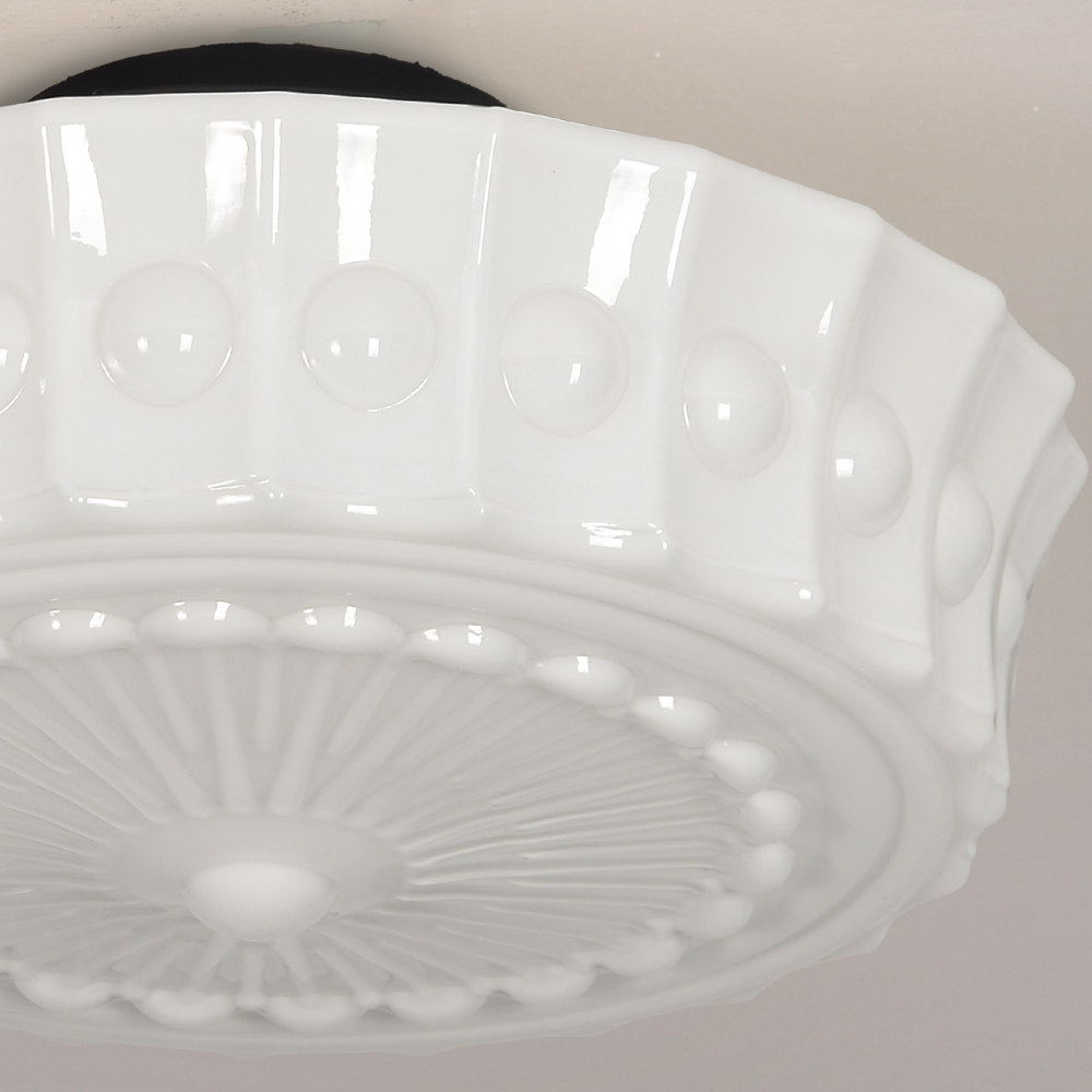 French Glass Ceiling Light for Entryway & Hallway