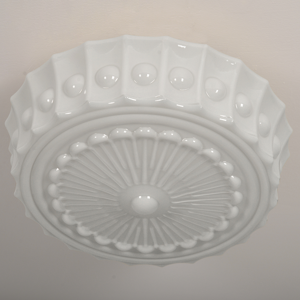 French Glass Ceiling Light for Entryway & Hallway