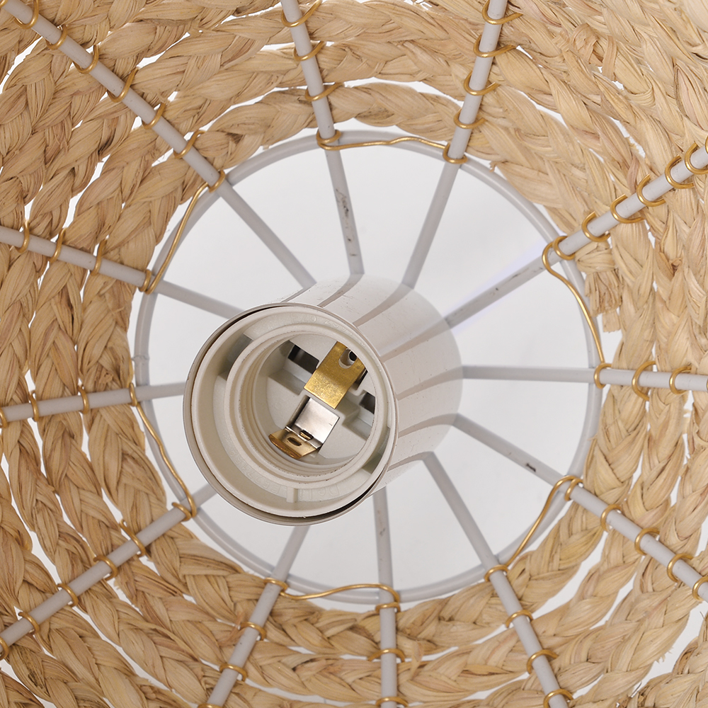 Wabi-Sabi Vintage Raffia Chandelier
