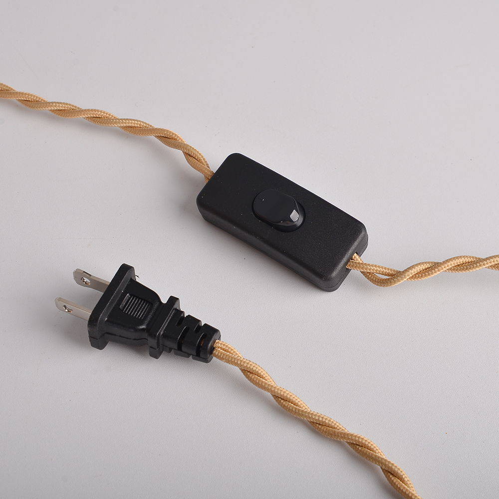 American Retro Rattan Floor Lamp Farmhouse hand-woven standing light for Living Room