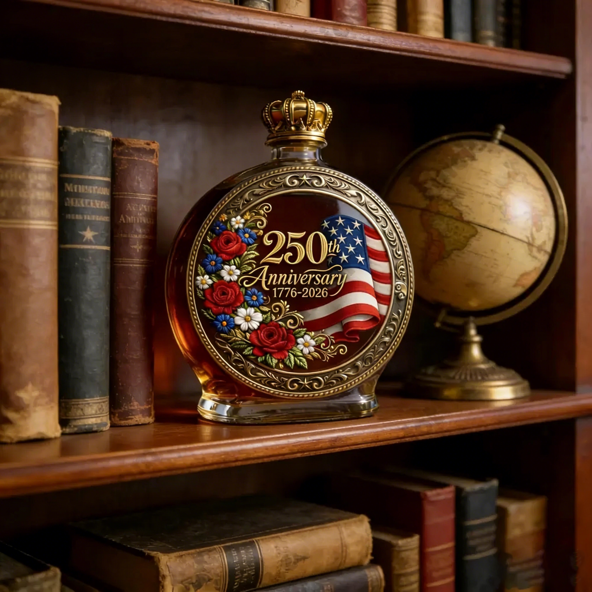 250th Anniversary Commemorative Whiskey Bottle