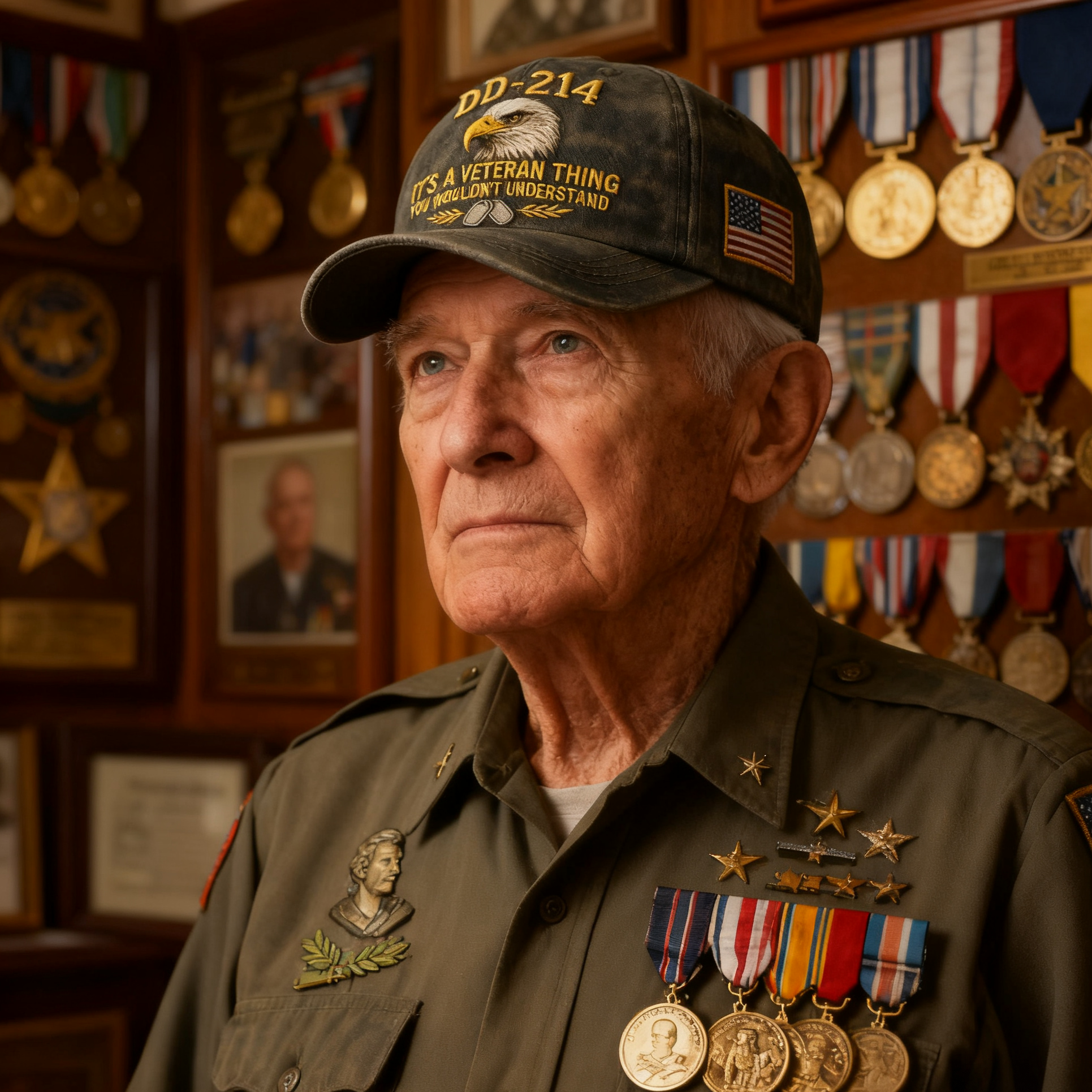 DD-214 - This is a veterans' matter Hat