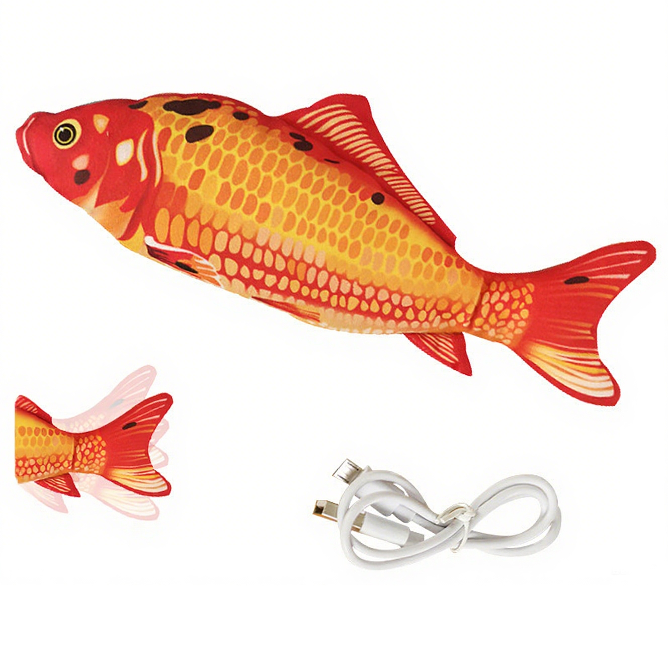 🐱🐟 Flopping Fish Cat Toy