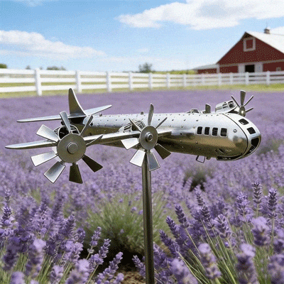 B29 Superfortress Garden Wind Spinner
