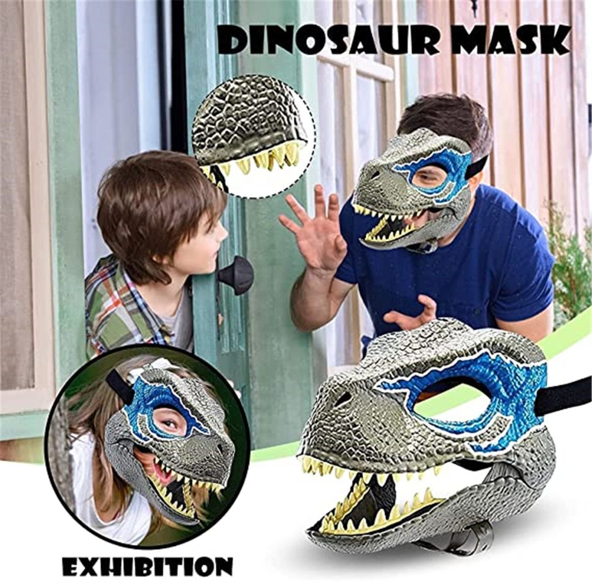 Movable Dinosaur Mask