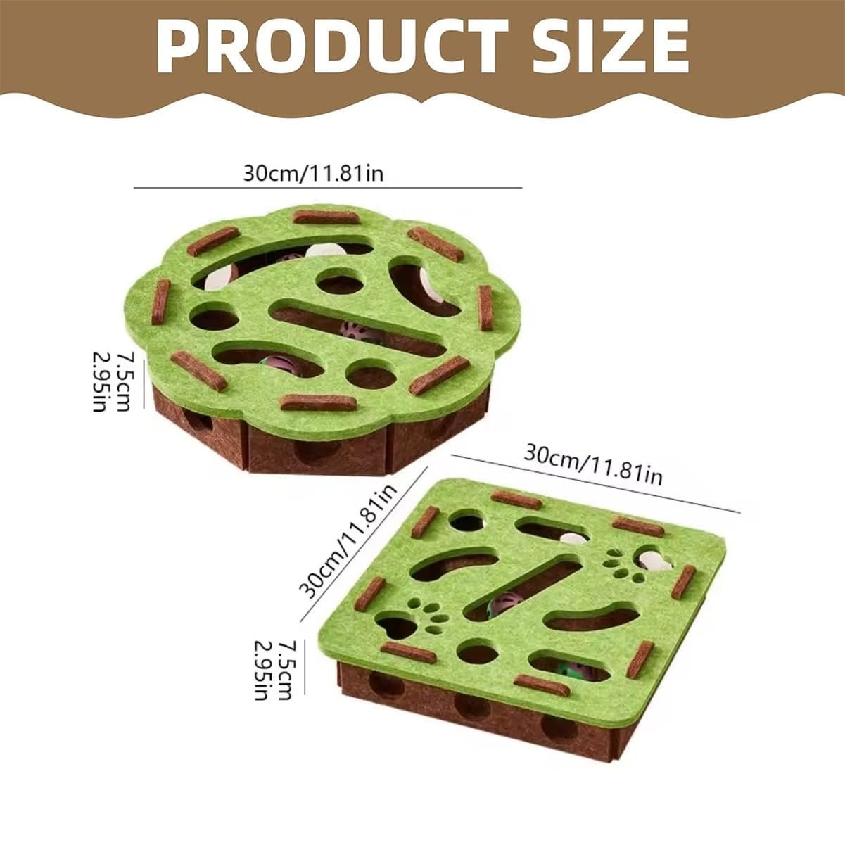 Interactive Cat Nail File Enrichment Box