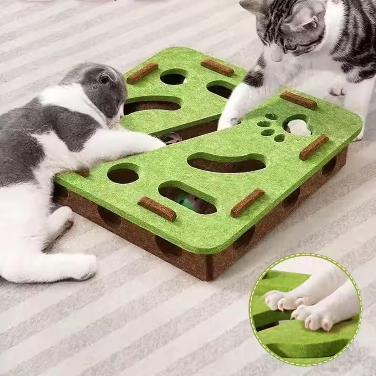 Interactive Cat Nail File Enrichment Box