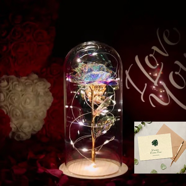 The Never Fade Enchanted Sparkly Rose