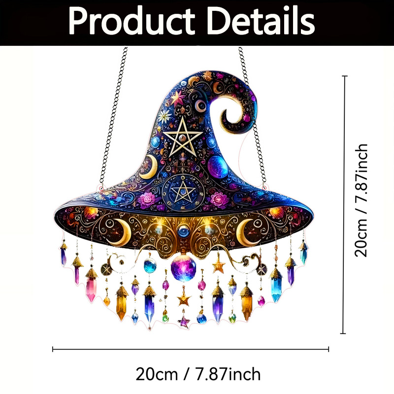 Moonlight Witch Window Hanging Sun Catcher Decor