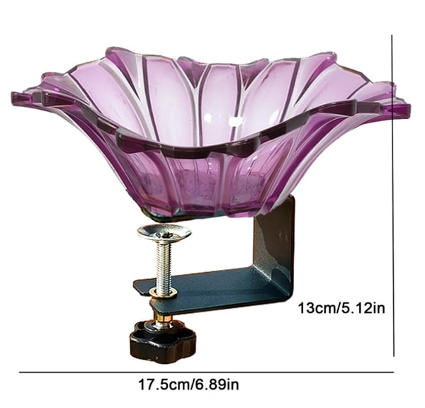 New Outdoor Garden Bird Bath Bowls & Bird Feeders