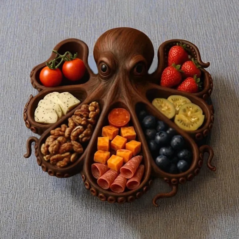 🐙 Octopus Charcuterie Tentacle Platter