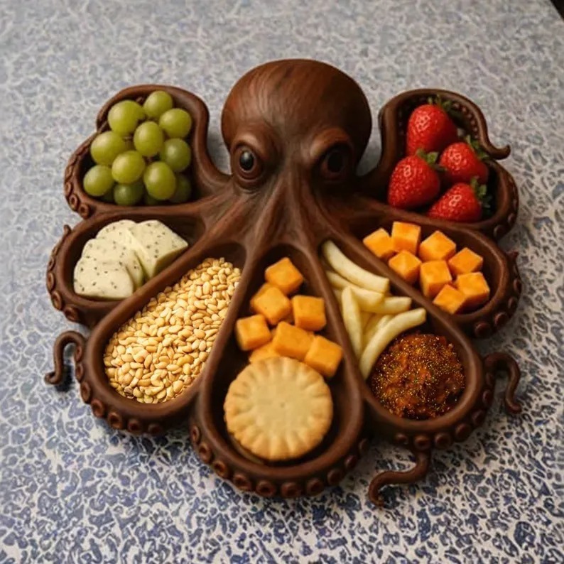🐙 Octopus Charcuterie Tentacle Platter