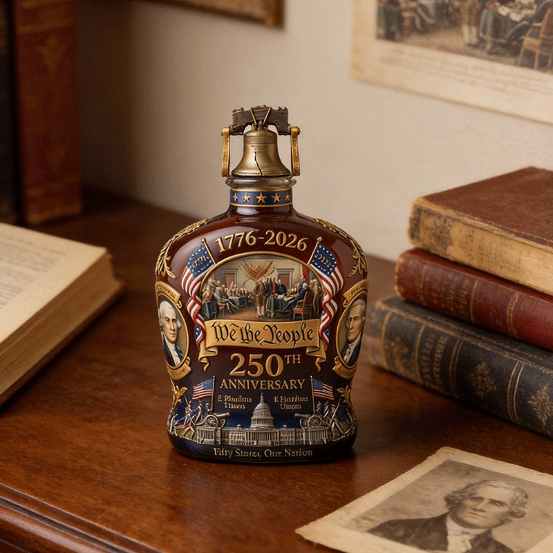 U.S. 250th Anniversary Commemorative Whiskey Decanter（1776-2026）