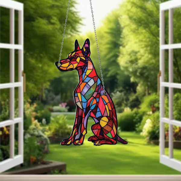Dachshund Dog Window Hanging