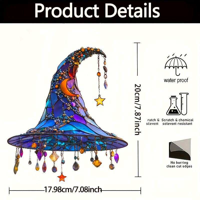 Moonlight Witch Window Hanging Sun Catcher Decor