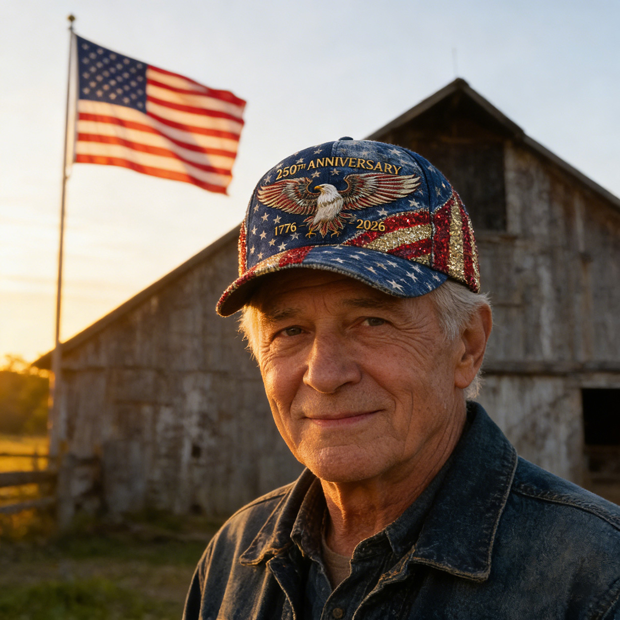 250th Anniversary USA Baseball Cap