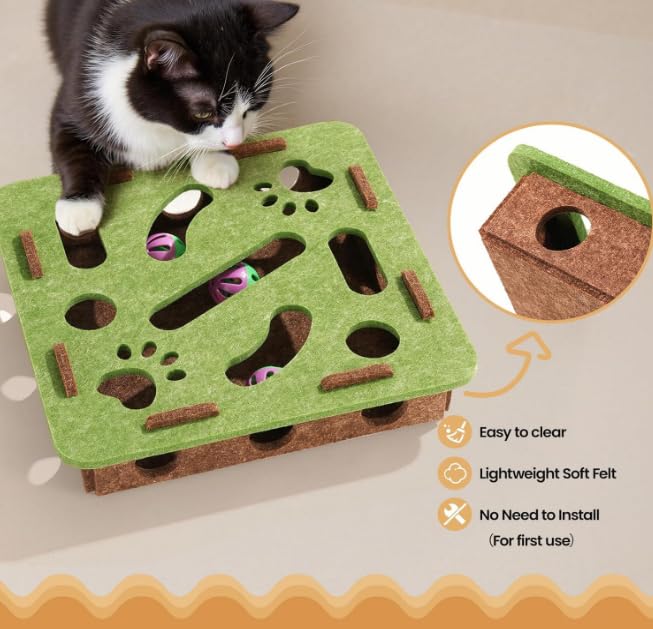 Interactive Cat Nail File Enrichment Box