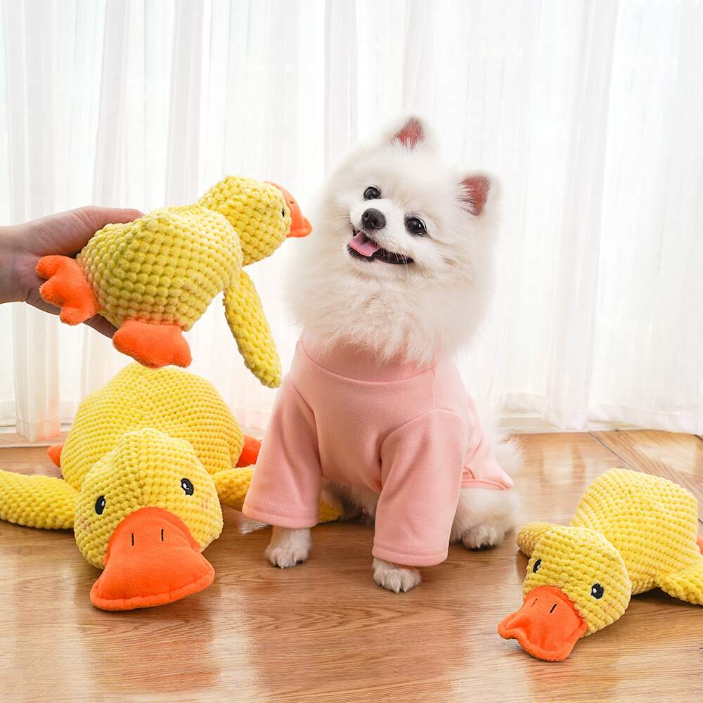🦆Mellow Dog Calming Duck Dog Toy