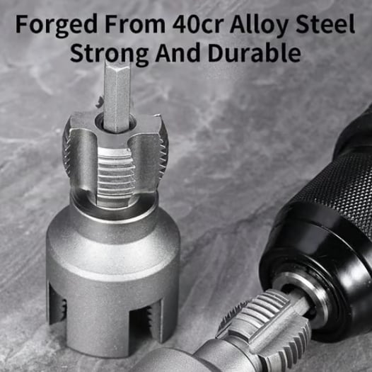 🔥Integrated Internal & External Pipe Threading Tool