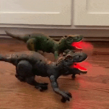 🦖Realistic Walking RC Robot Dinosaur with Spray & Light & Roar