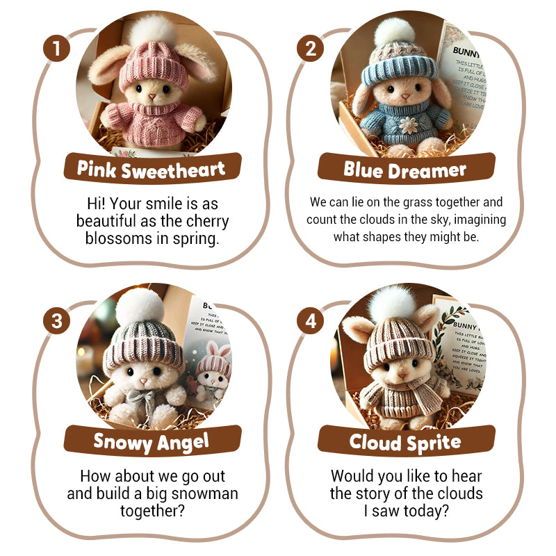 🔥49% OFF - 🐇Handmade Mini Bunny Hug Cute Easter Gift