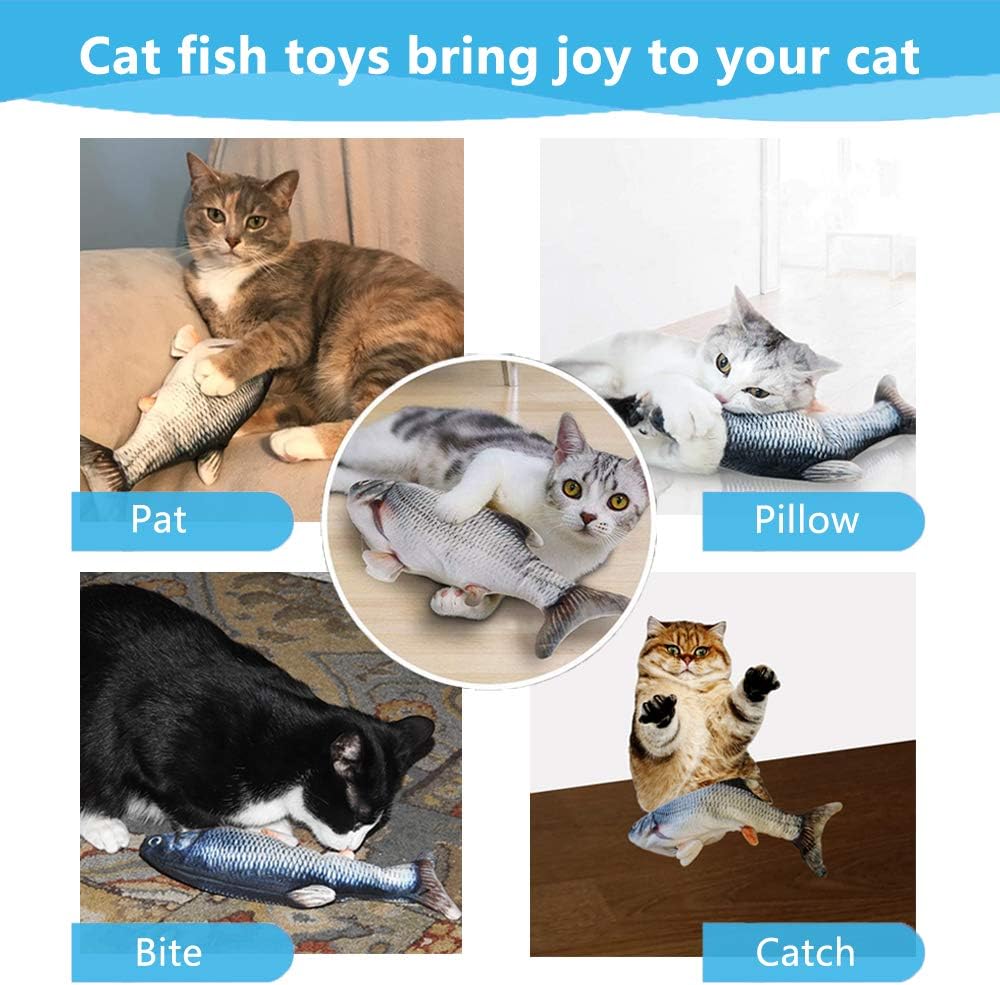 🐱🐟 Flopping Fish Cat Toy