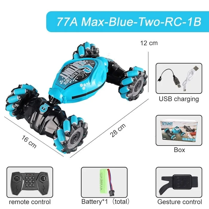 Gesture Sensing RC Stunt Car With Light & Music