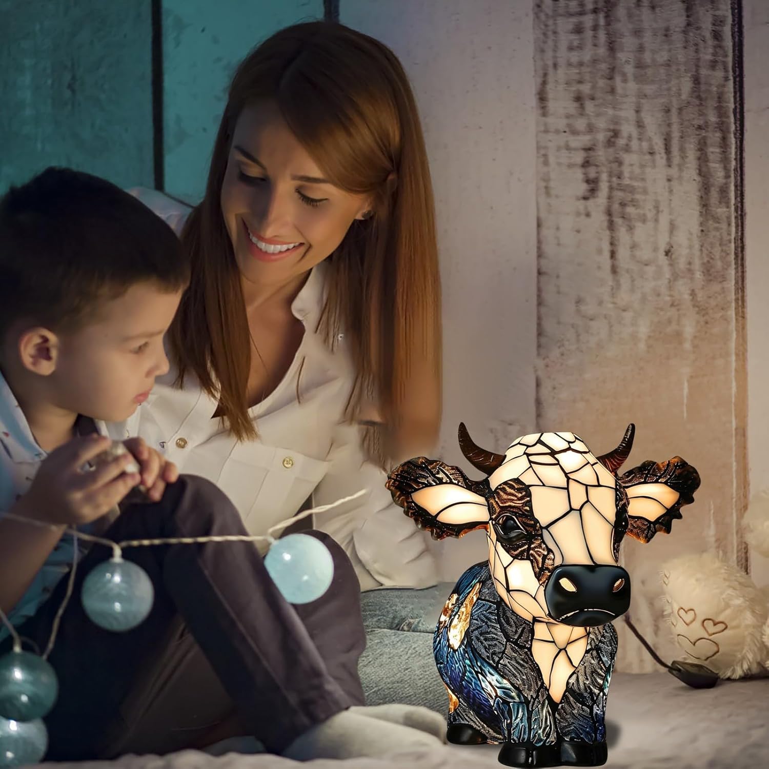 3D Highland Cow Lamp Animal Table Lamp