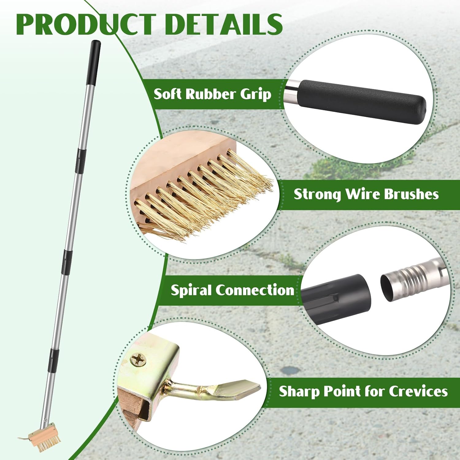 Adjustable Stainless Steel Crack Weeder