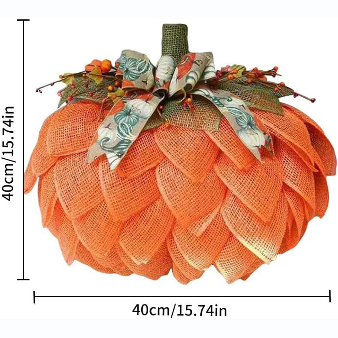 🔥Last Day 48% OFF 🍁 Farmhouse Pumpkin Wreath For Front Door