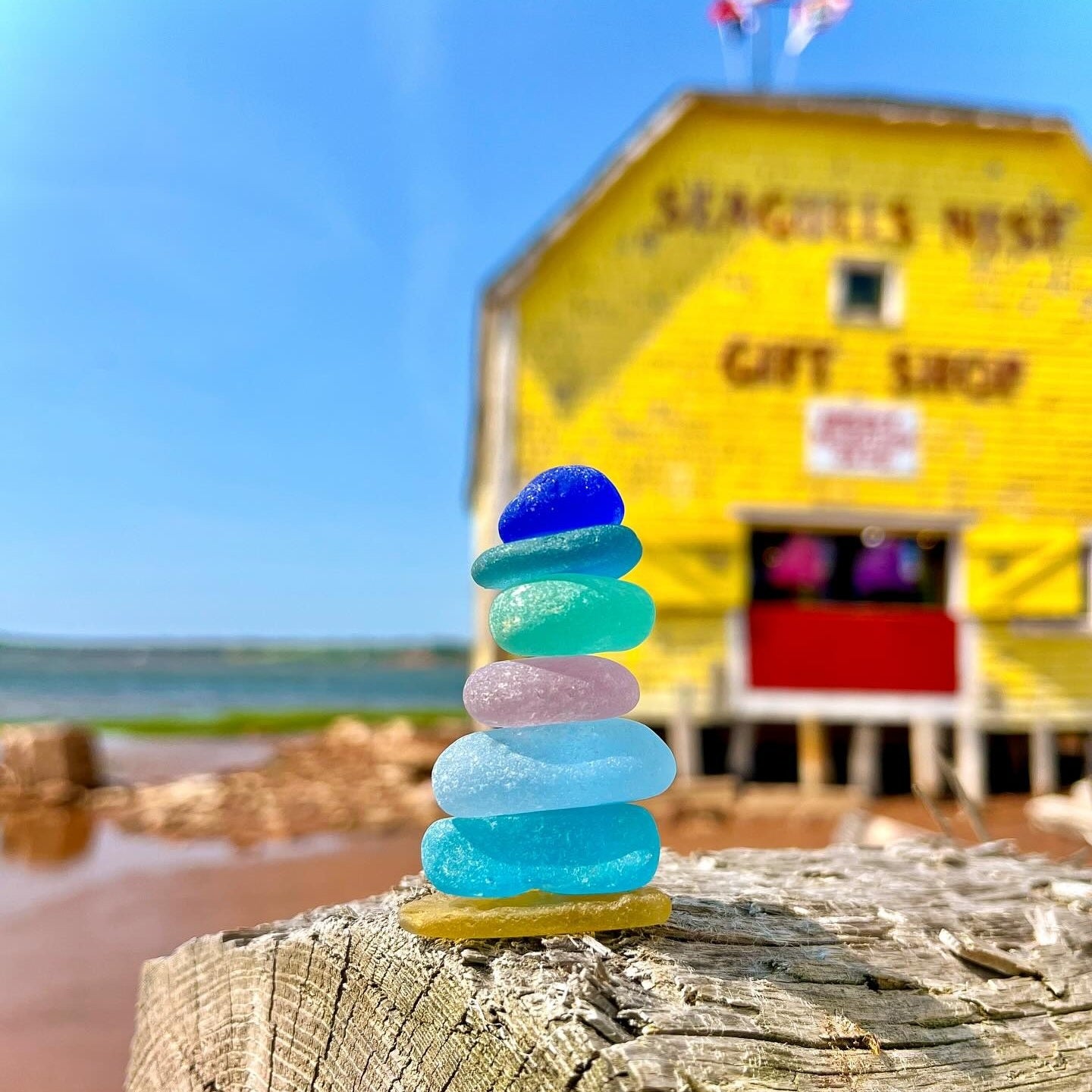 🌈 Sea Glass Birds Hanging Ornament