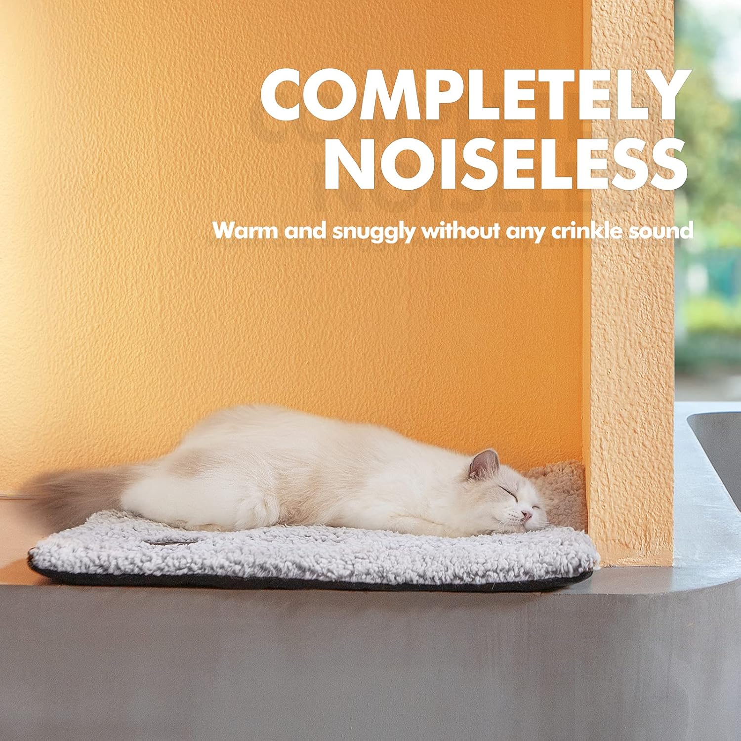 Self Warming Cat Bed Self Heating Cat Dog Mat for Indoor Outdoor