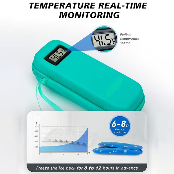 ✨LAST DAY 🔥Insulin Cooler Travel Case with Temperature Display