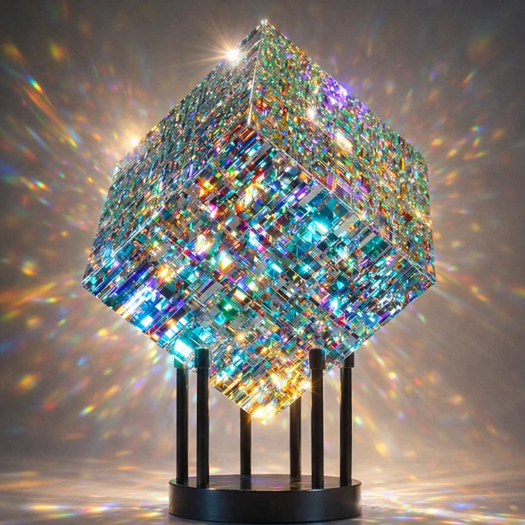 🎁Magik Chroma Handmade Crystal Cube