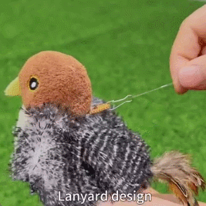 Cat Toys Rechargeable Flapping Bird Sparrow