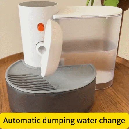 3.5L/118OZ Large Capacity Wireless Smart Pet Water Fountain Filterless