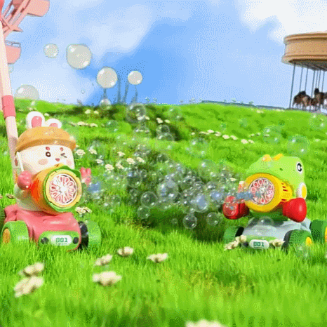 2-in-1 Animal Automatic Bubble Machine- Easter Party Essential & Outdoor Adventure Buddy!