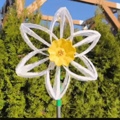 🌻 ​​Sunflower & Daffodil Spin Magic: Self-Adjusting Wind Turbines That Dance with the Breeze!​​