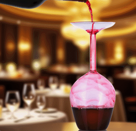 Exclusive creativity-14 oz Upside Down Wine Glass