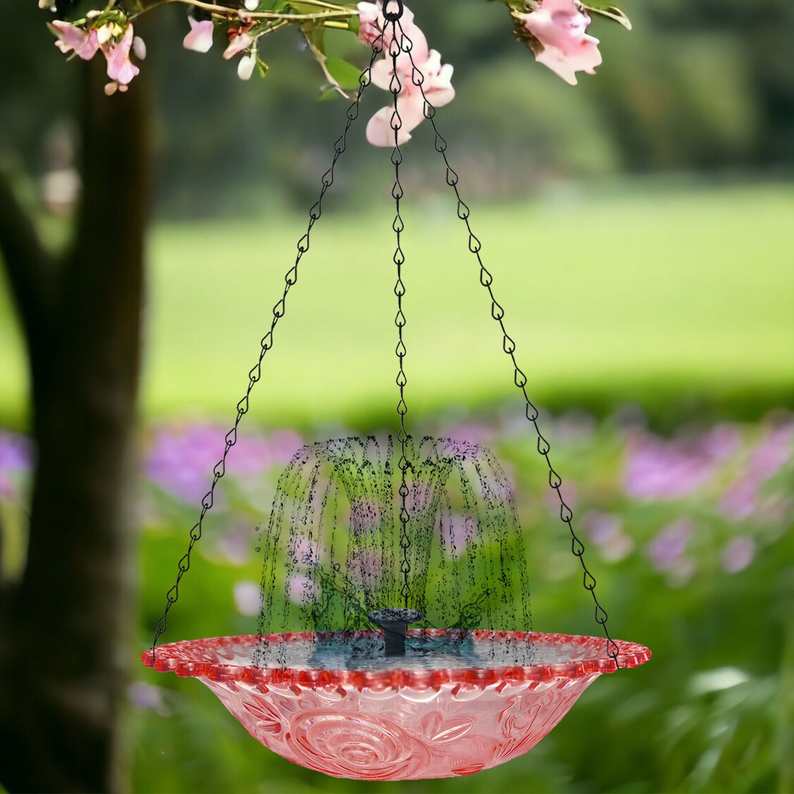 Garden Floating Fountain Hanging Bird Feeder
