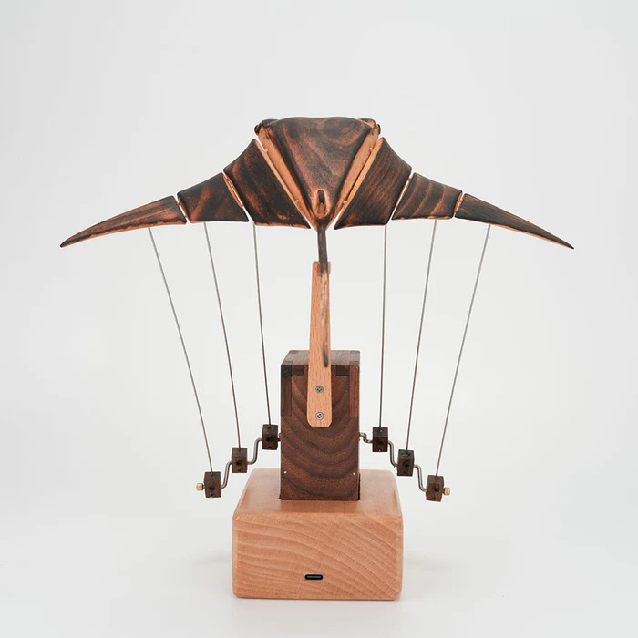✨✨Handcrafted Wooden Manta Ray Automaton