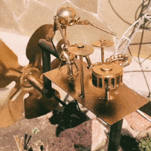 🎵Drummer Windmill Garden Decoration🌪️ 