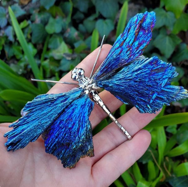 🔥BIG SALE - 49% OFF🔥💥AURA TOURMALINE KYANITE DRAGONFLY💥