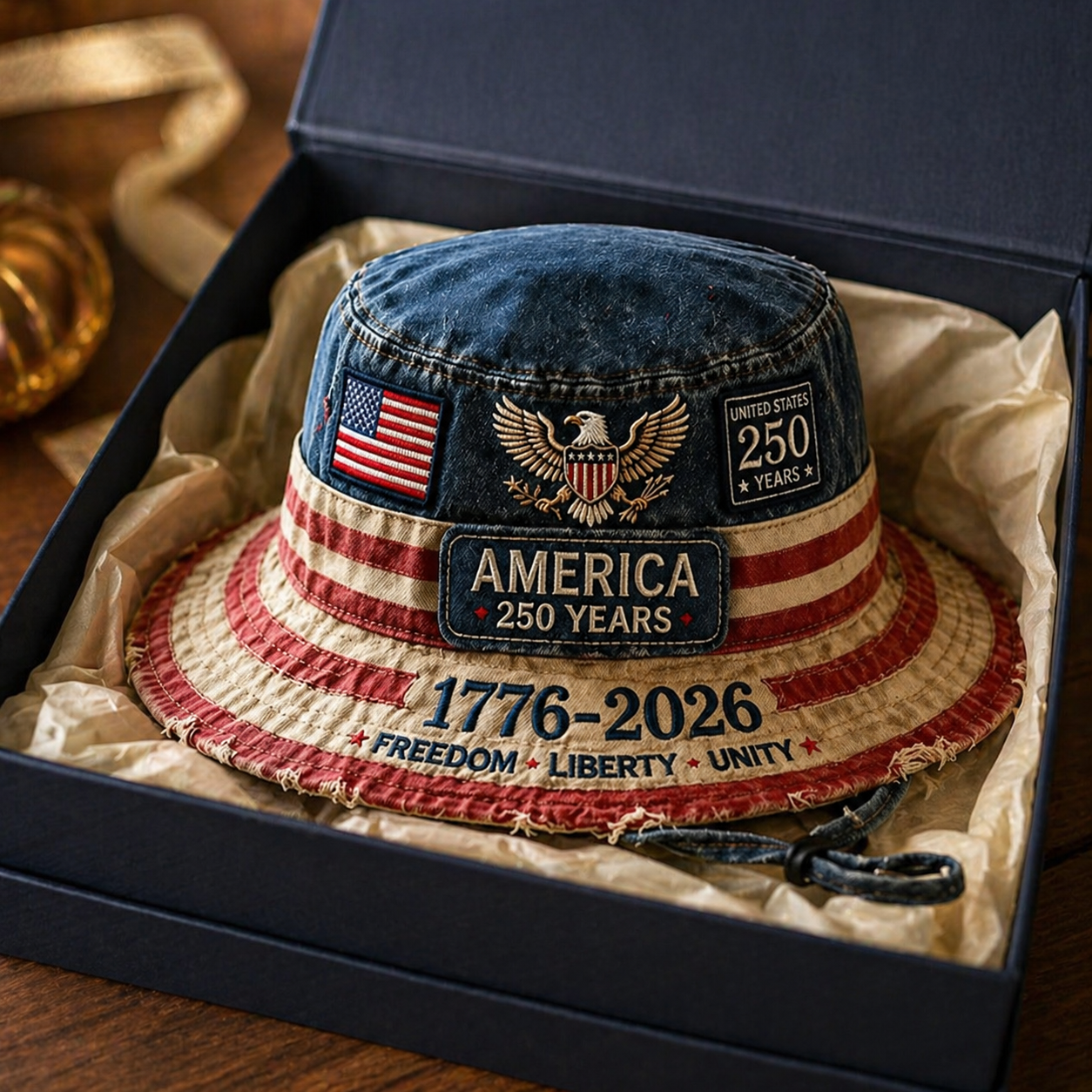 US 250th Anniversary Casual Bucket Hat